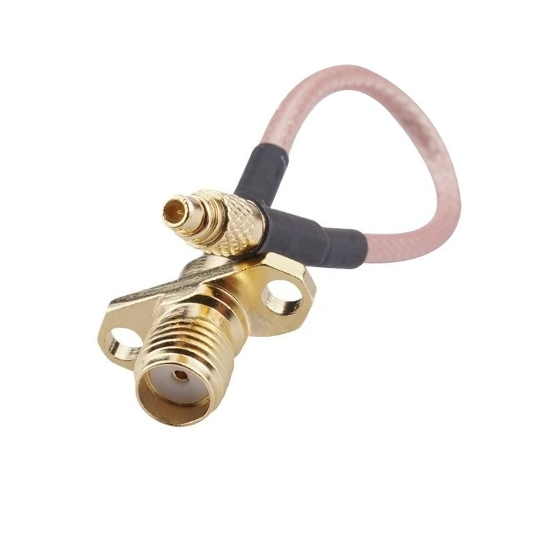 5-pecas-cabo-adaptador-sma-femea-para-mmcx-macho-reto-Angulo-reto-rg316-10cm-50ohm-sma-com-flange-de-duas-portas