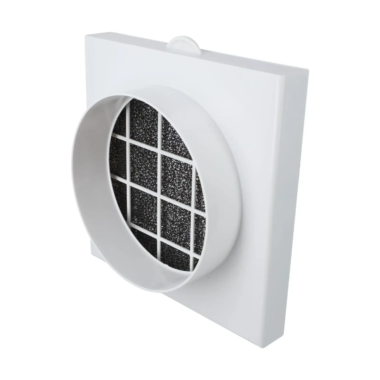 Washable and reusable duct filter with pull out sponge net suitable for PVC and PE pipes to capture dust and debris effectively