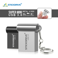 Mini Metal USB3.0 Flash Drives 128GB Creative Business Gifts Memory Stick 64GB Black Pen Drive 32GB Silver Storage Devices 16GB