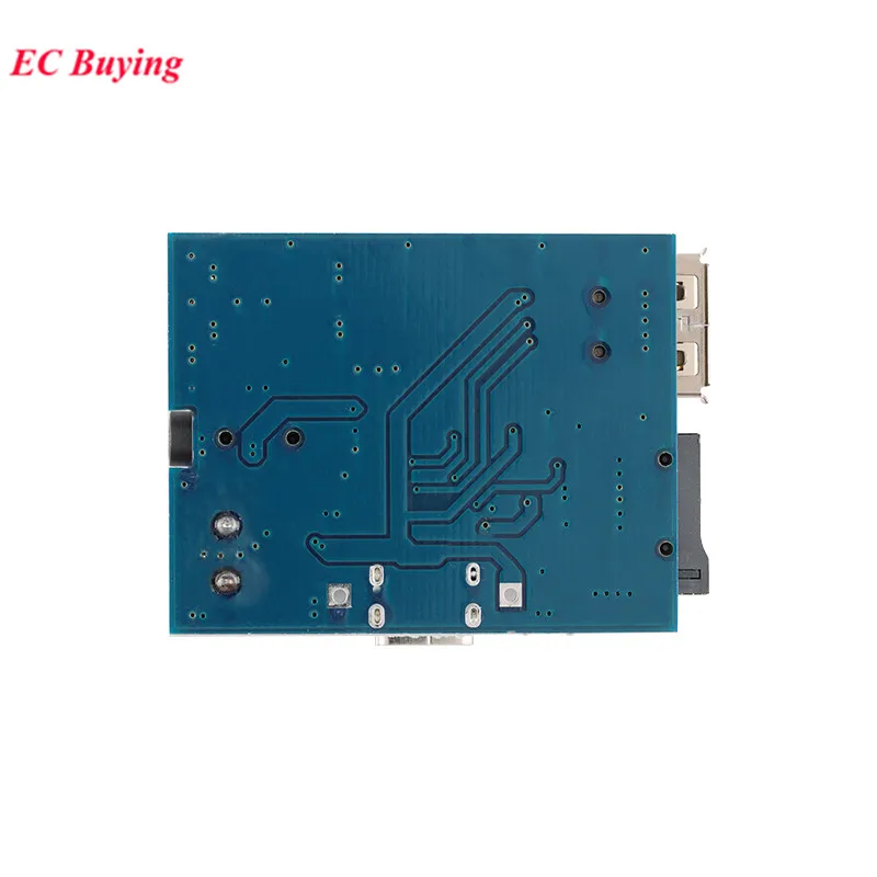 1Pc-5Pcs MP3 Lossless Decoding Power Amplifier MP3 Player Audio Module Decoder Board for TF Card U Disk Format Micro Type-C USB