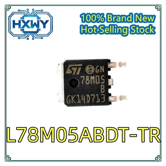 

(10/50 pieces) L78M05ABDT-TR Silk screen 78M05 TO-252 Linear Regulator Imported Chip IC In Stock Hot Sale Quality Guaranteed