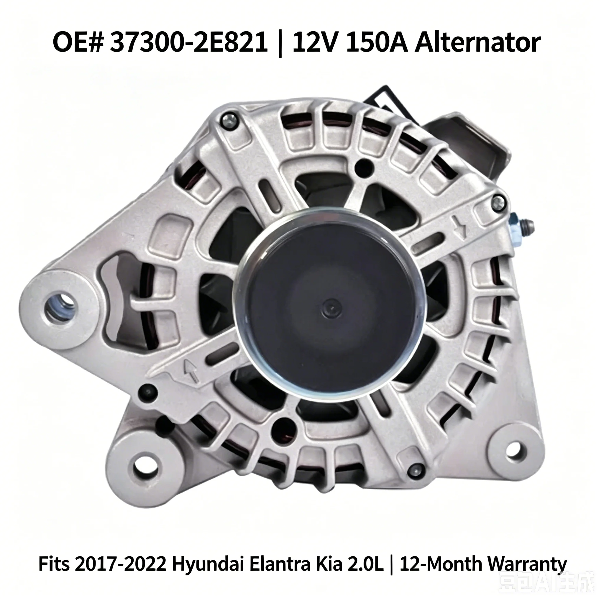 

12V 150A Alternator 37300-2E821 for Hyundai Elantra Kia 2.0L 2017-2022 High Output