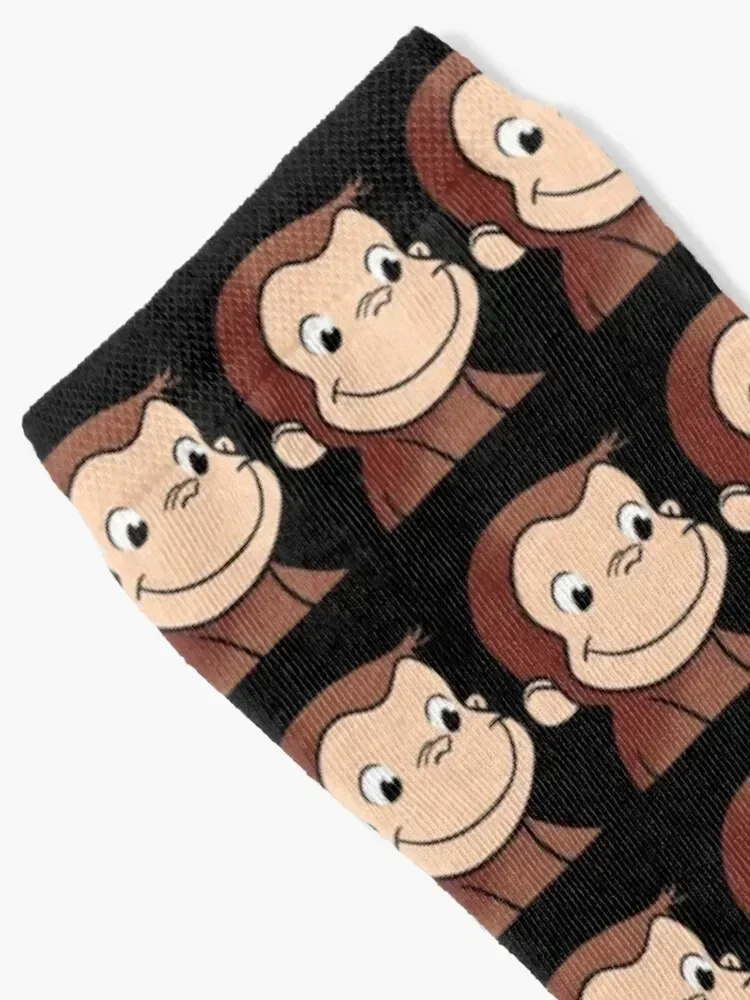 Curious George (3) Socks anti slip football loose essential christmass gift Men's Socks Luxury Women's