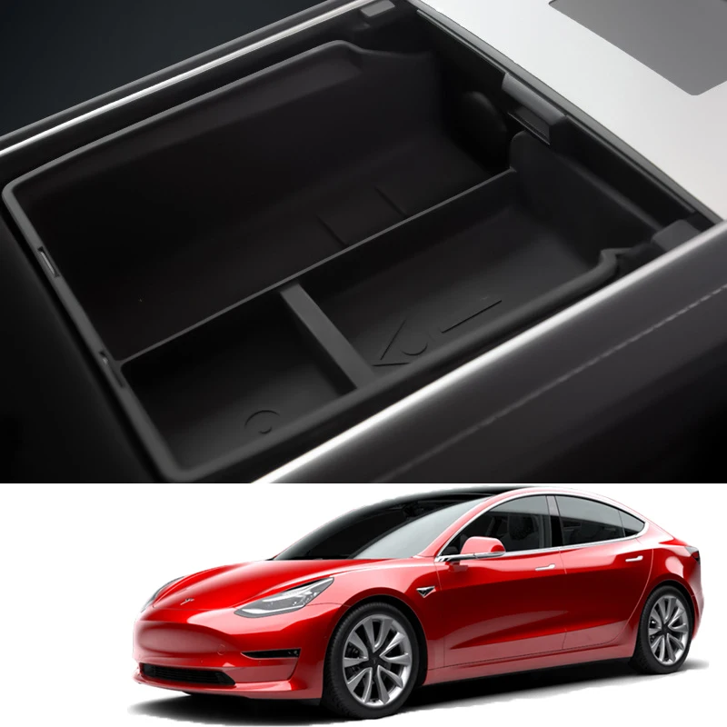 

For Tesla Model 3/Y Armrest box storage box central control car storage accessories