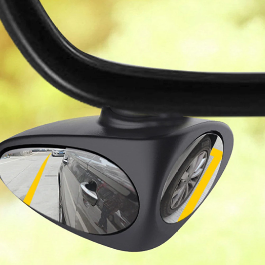

2 Pcs Car Mirrors 360 Wide Angle Rear View Side Universal Fit Vehicle Safe Driving Auxiliary Shell