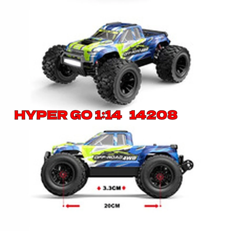 

Новинка 2020, Meijiaxin HYPER GO, масштаб 1:14, бесщеточный автомобиль с дистанционным управлением, 14208, высокоскоростной внедорожный монстр для игрушек и хобби