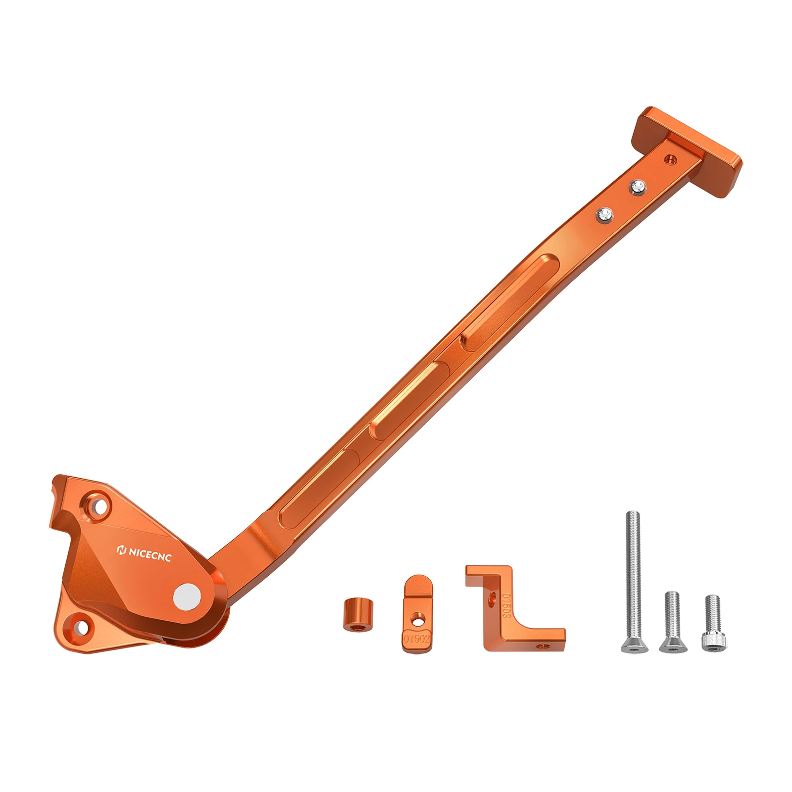 NICENC Für KTM SX-F 450 2016-2025 25MM Verstellbarer Seitenständer für KTM SX 250 SX-F 350 GasGas MC350F Husqvarna FC350 – Detail 10