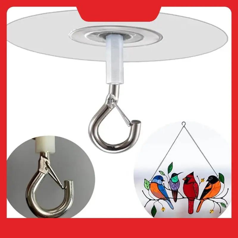 

10Pcs Adhesive Ceiling Hooks For Popcorn Concrete Textured Ceiling Wall Surface, No Drilling Self Adhesive Ceiling Hooks Durable