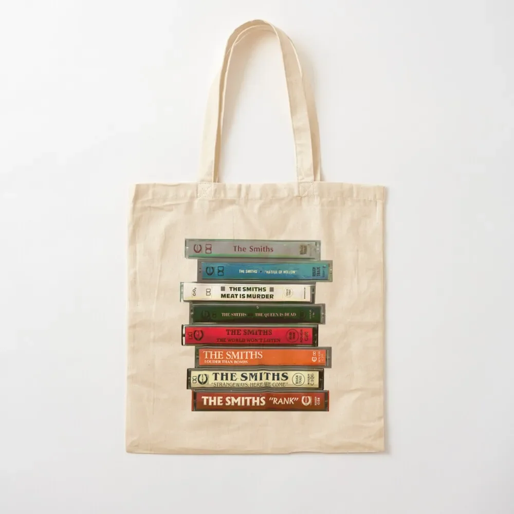 

The Smiths Cassettes Tote Bag reusable grocery bags custom bags shopper bags Woman shopper bag Tote Bag