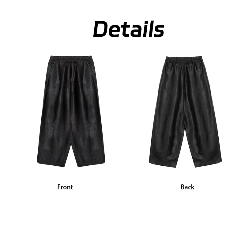 LI SILK CLOUD xiangyunsha Long Pants-Oriental Lightweight Breathable, Classic Chinese Guangdong Black Pearl Guangdong Gauze