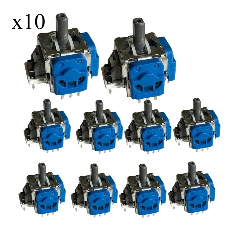 

10 шт. контроллер джойстика Холла для PS5 электромагнитный джойстик аналоговый датчик потенциометр анти-дрейф 3D джойстик простой в использовании