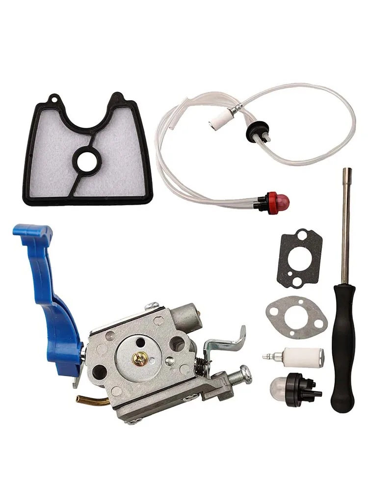 /Carburetor /Kit /C1Q-W37 For 590460102 125B 125BX 125BVX Leaf Blower Fuel System Repair Parts With Air Filter And Fuel Line Acc