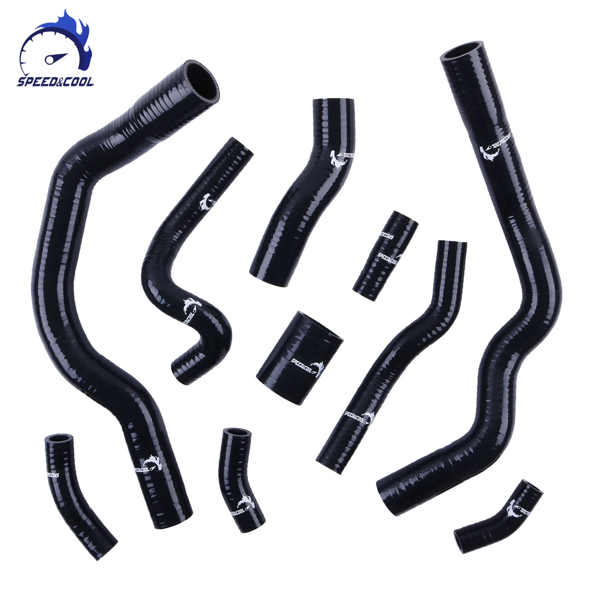 SPEED&COOL Fit 2000-2008 Mini Cooper S R52 R53 2001 2002 2003 2004 2005 2006 2007 Silicone Radiator Hose Coolant Pipe Kit