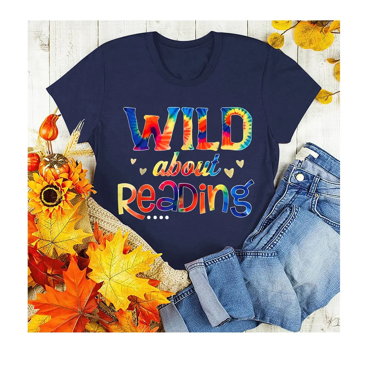 

Wild about Reading Colorful Letter Print T Shirt Women Short Sleeve O Neck Loose Tshirt Women Tee Shirt Tops Camisetas Mujer