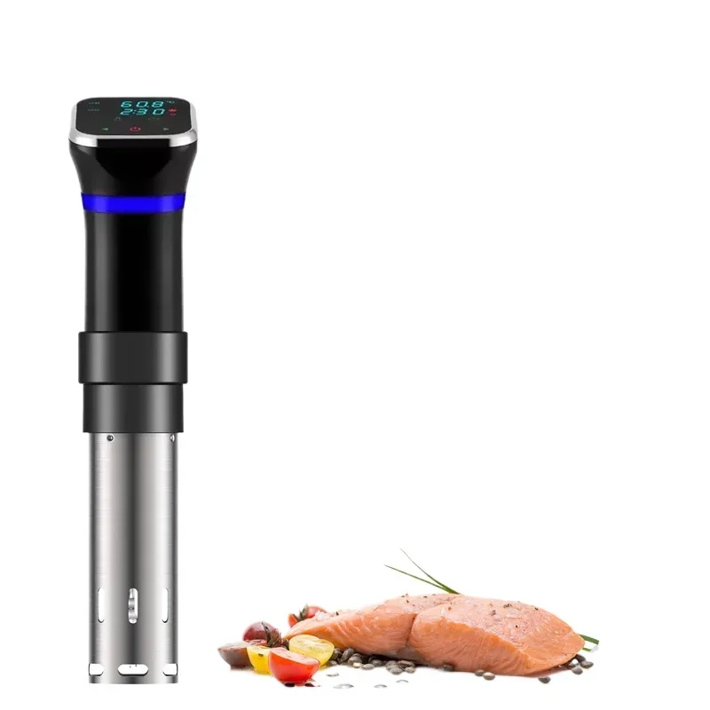 طباخ بطيء بدرجة حرارة منخفضة للاستخدام المنزلي، مكنسة ستيك تجارية منزلية سوداء