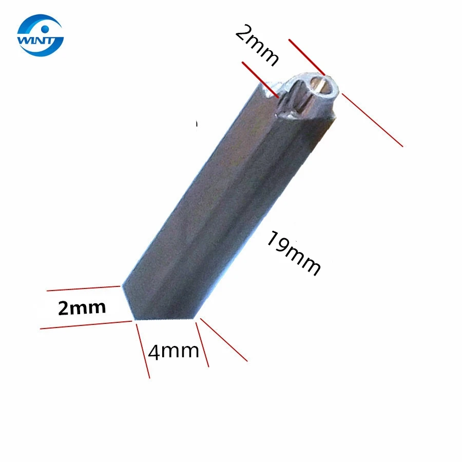 HP-241B DY-8 날짜 코딩 기계용 황동 영어 문자 알파벳 글꼴 및 숫자 0 1 2 개, 2*4*19mm, 각 5 개