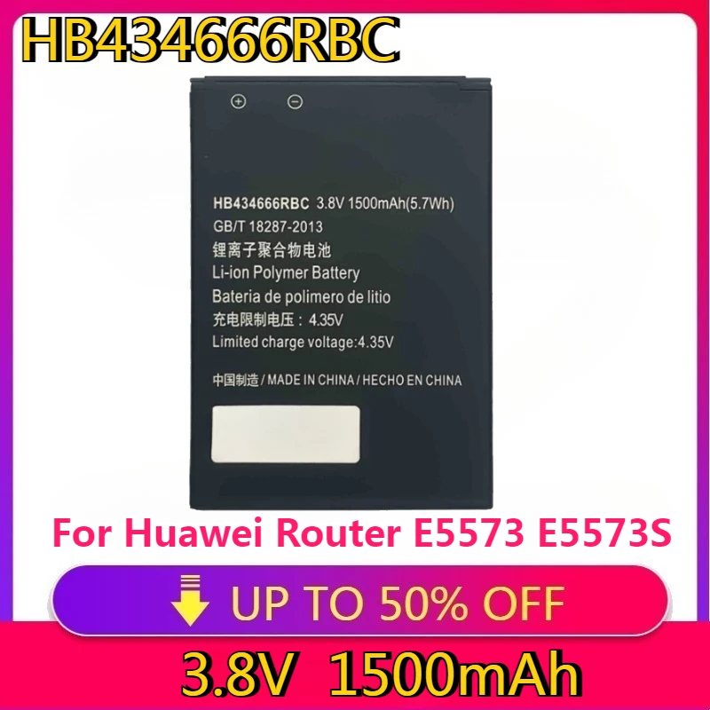 

New High Quality1500mAh HB434666RBC Phone Battery for Huawei Router E5573 E5573S E5573s-32 E5573s-320 E5573s-606 E5573s-806