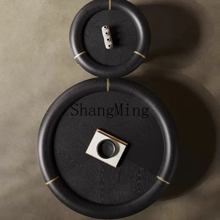 

CL medieval coffee table light luxury size coffee table combination simple creative round personalized coffee table