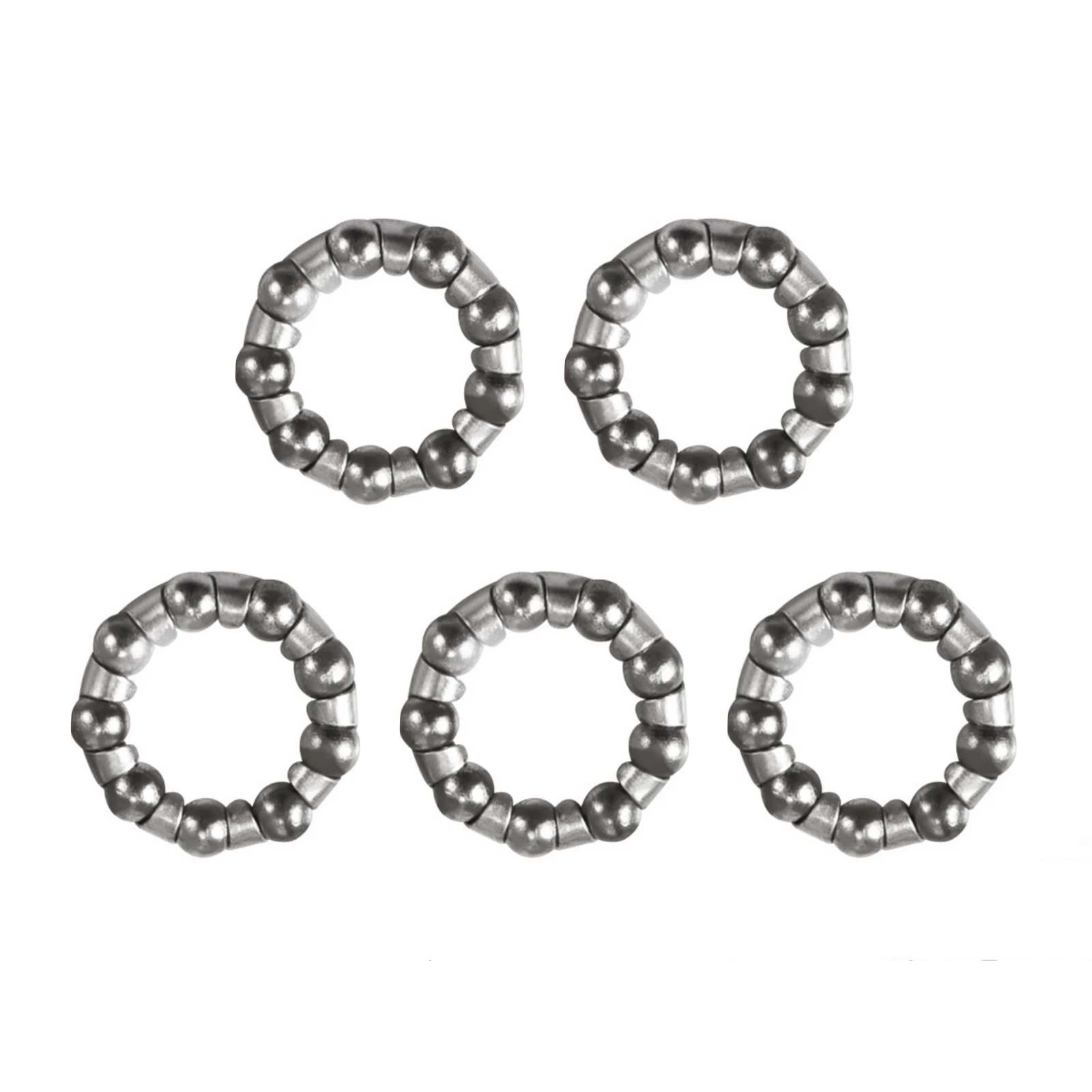 5Pcs/Set Bike Ball Bearing Retainer Replacement Mountain Bike Parts 1/4