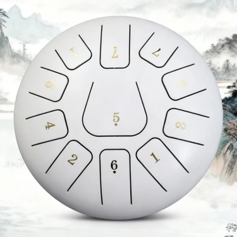 10 بوصة اللسان طبل 11 لهجة C الكربون الصلب الطبول المبتدئين المهنية أثيري طبل التأمل اليوغا العلاج المحمولة براميل اليد #1