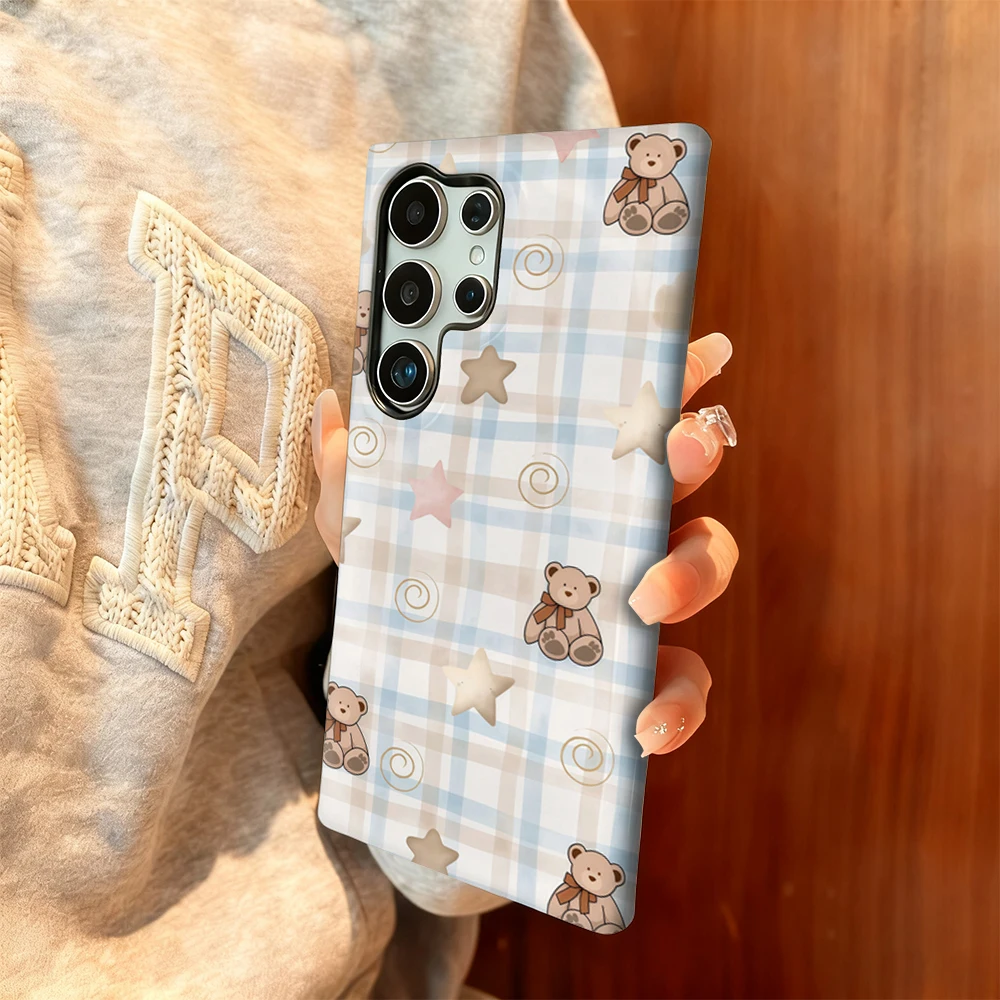 Funda de teléfono Vintage Floral y pájaro amarillo para Samsung Galaxy S25 Ultra S24 S23 Ultra Plus, funda trasera de doble capa a prueba de golpes