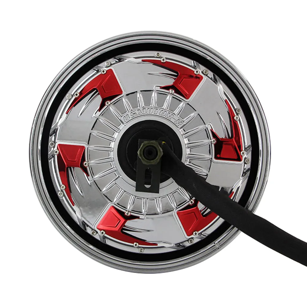 12 بوصة 5000 واط 260 45H V4 فرش تيار مستمر سكوتر كهربائي دراجة نارية محور المحرك #1