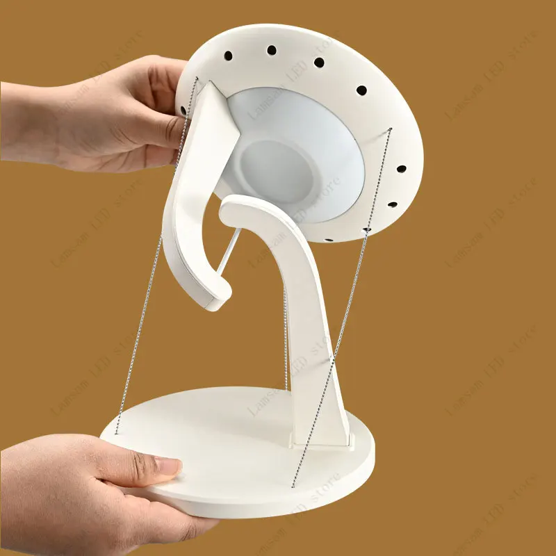 Rechargeable LED Floating Lamp with 15W Wireless Fast Charging Touch Sensing Desk Light for Bedroom Living Room Study Office