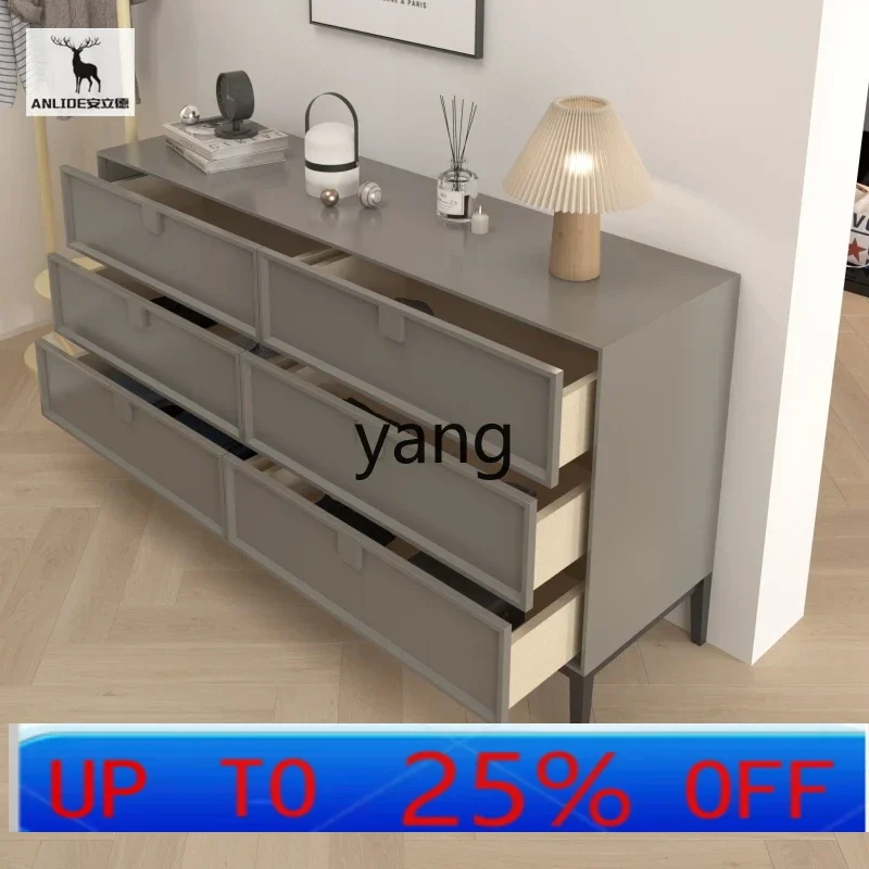 LH simple modern paint bedroom six chest cabinet bedside storage cabinet