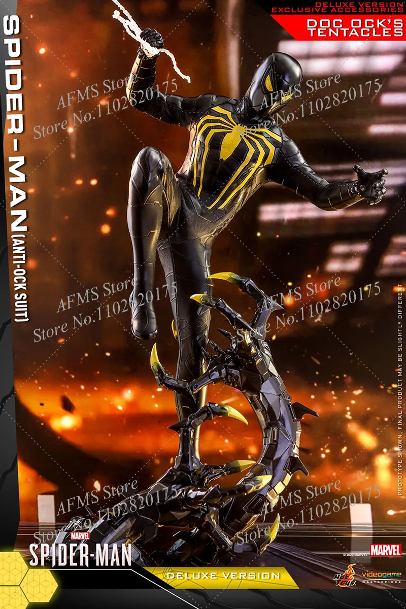 Hottoys ht vgm45 vgm441/6 escala figura colecionável homem aranha anti polvo batalha terno 12 Polegada homem soldado figura de ação modelo