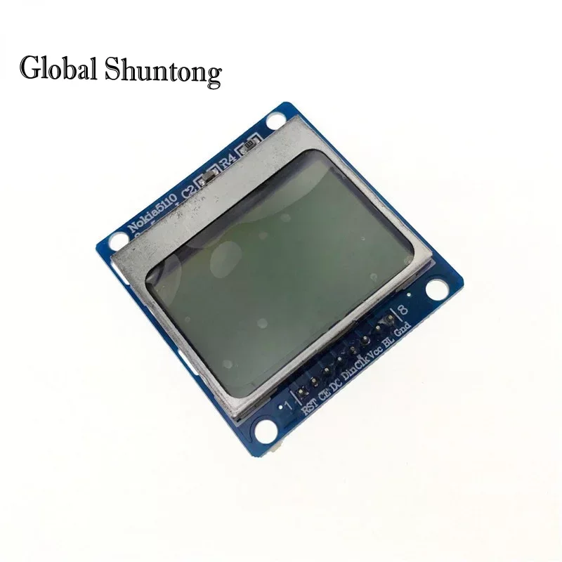 1PC 84*48 LCD TFT Display Module Monitor White Backlight Adapter PCB 84x48 for Nokia 5110 Screen Dot Matrix Digital For Arduino