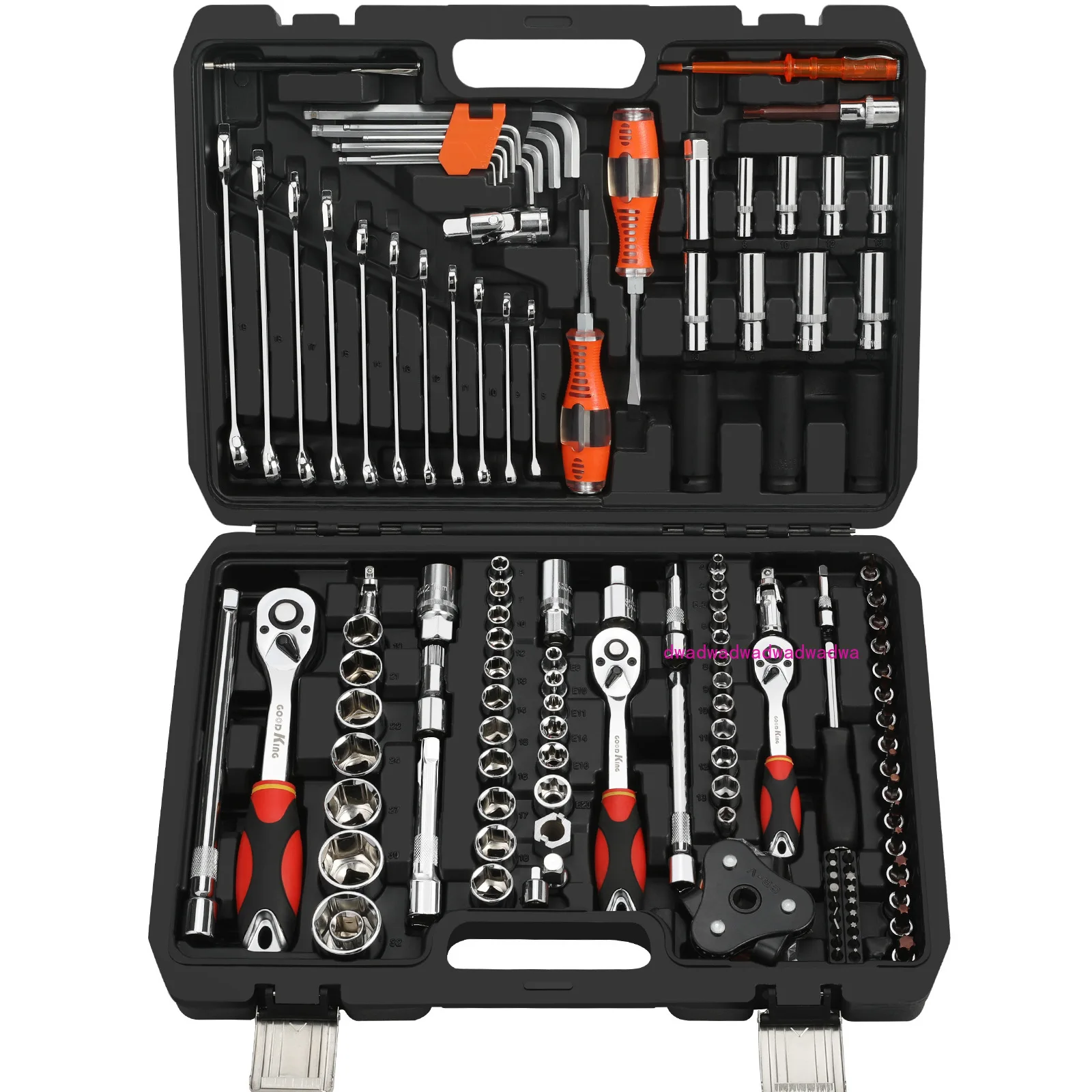 Factory direct sales 126-piece set of high-grade black box 126pcs combination tools