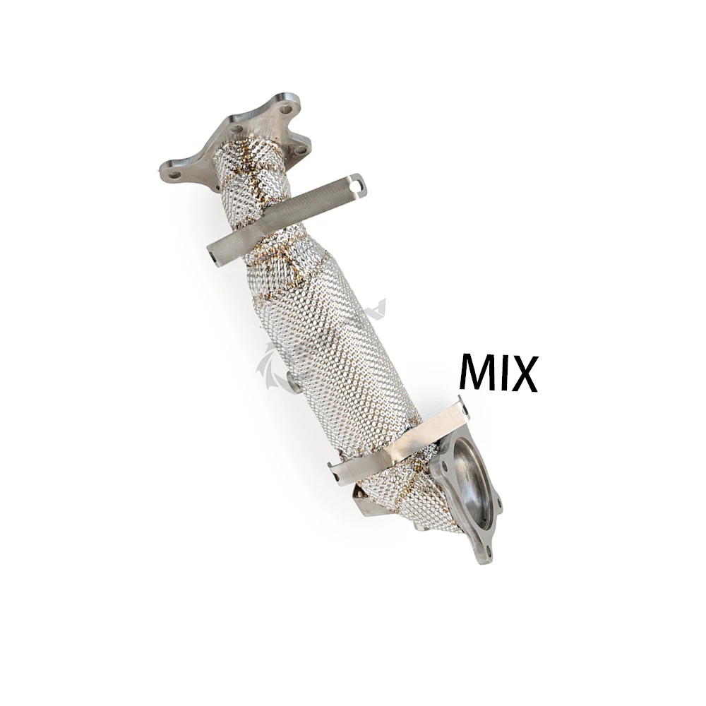 

Catalytic Converter Downpipe for Honda Civic TYPE-R FL5 2.0T 2022-2026 304 SS System Pipe Sports Downpipe with insulation