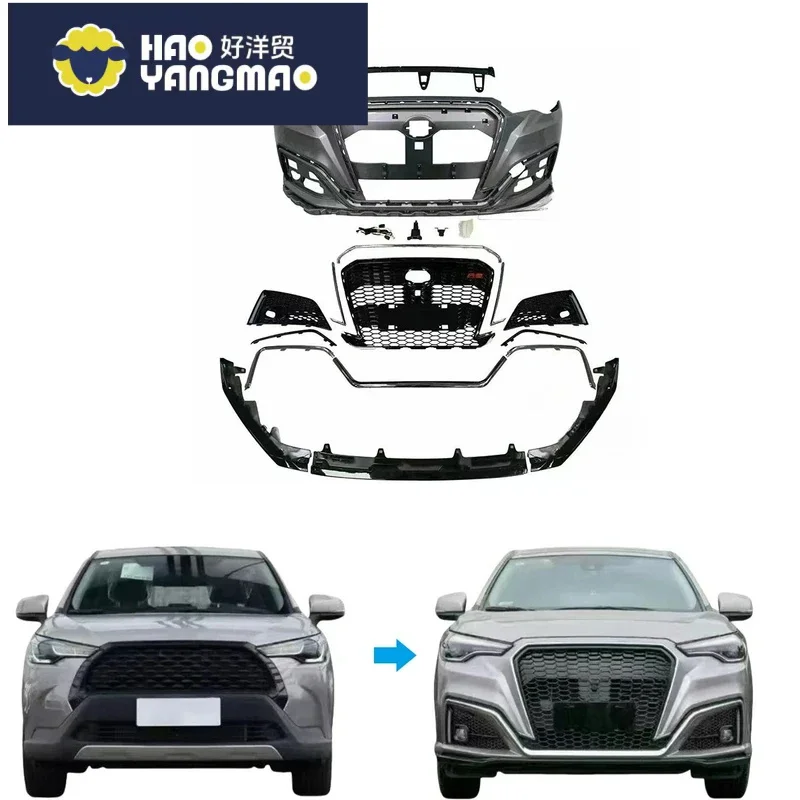 Suitable for Luxury-Style  Corolla Cross Sleek Carbon Fiber Bumper Body Kit