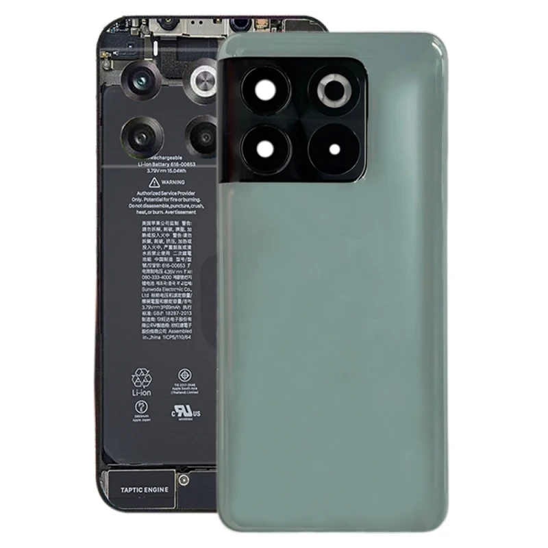 Battery Back Cover for OnePlus Ace Pro PGP110 with Camera Lens Cover Phone Rear Housing Case Replacement