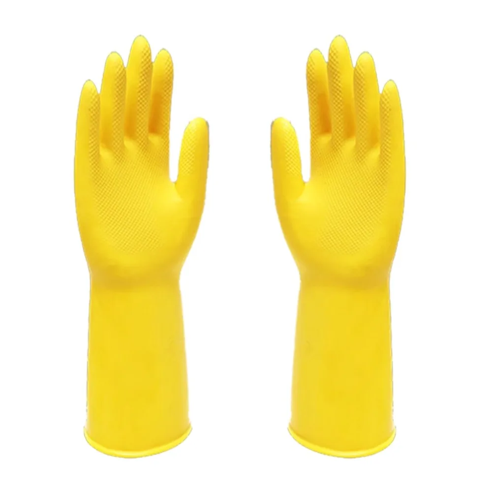 

Cleaning gloves Dishwashing laundry cleaning thickened rubber Oxford latex waterproof non-slip housekeeping gloves