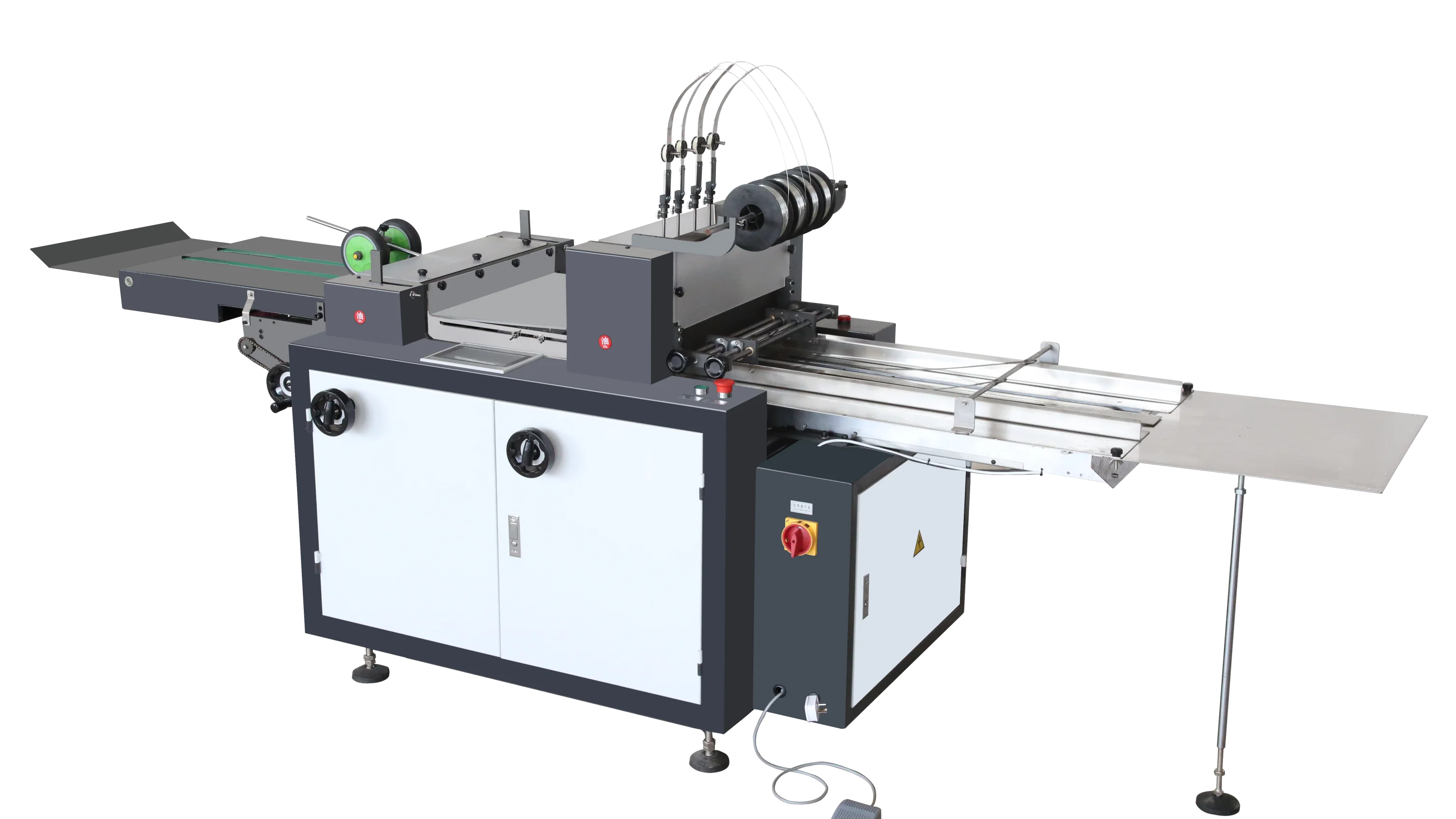 High Speed Saddle Stitch Book Binding Machine  Automatic Paper Booklet Folding and Stitching Machine PSF-340