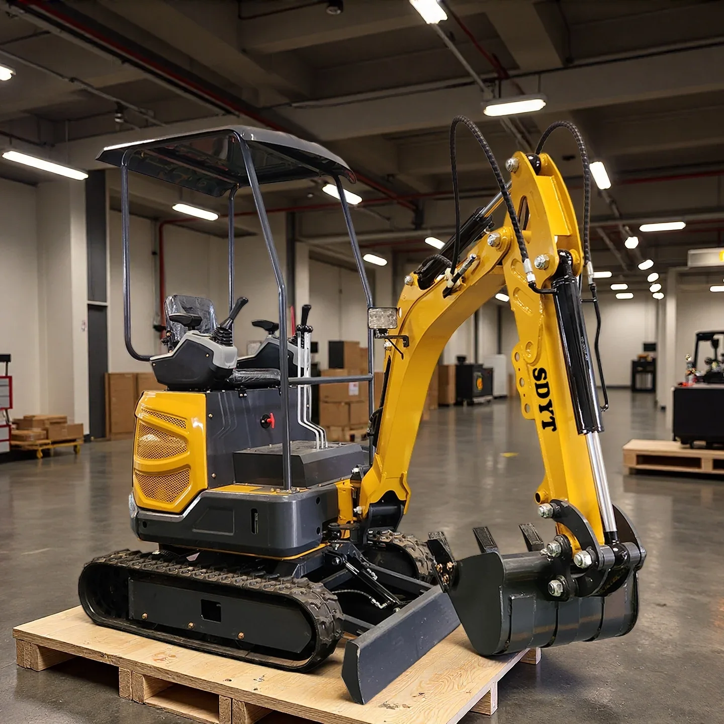 Mini Excavator 2 Ton Compact Excavator Diesel Euro 5 Rops Safety Ce For Small Farm Orchard Household Customized Mini Excavator