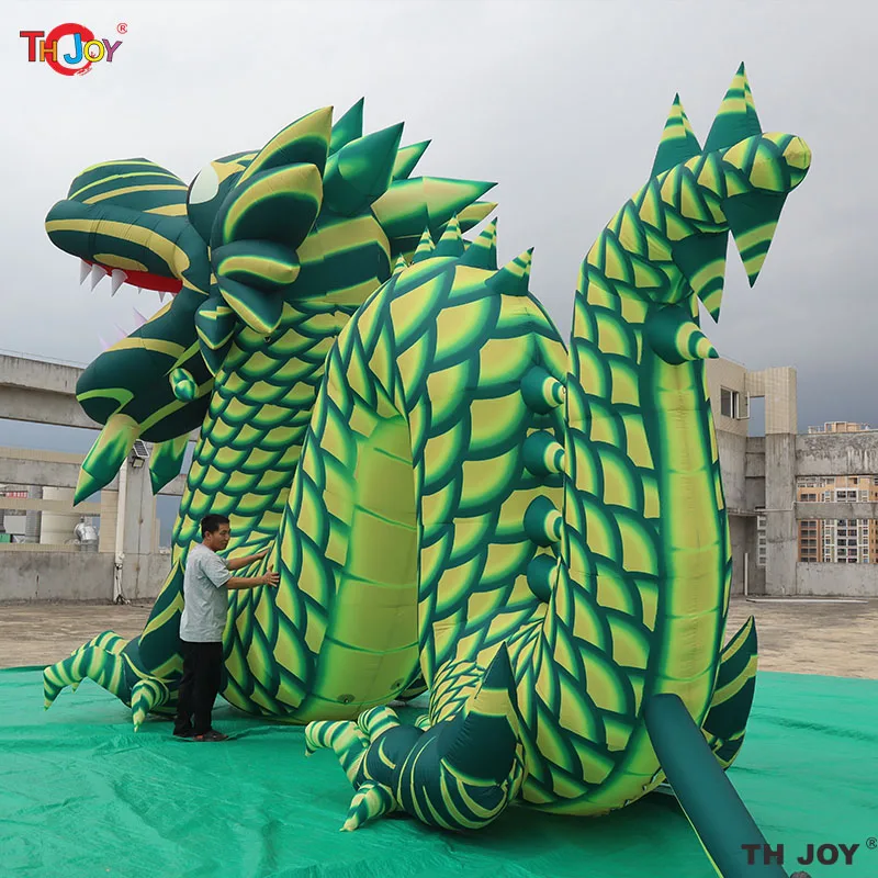 Drago cinese gonfiabile gigante lungo 6m del drago Airblow per la festa all'aperto di evento di capodanno di malesia