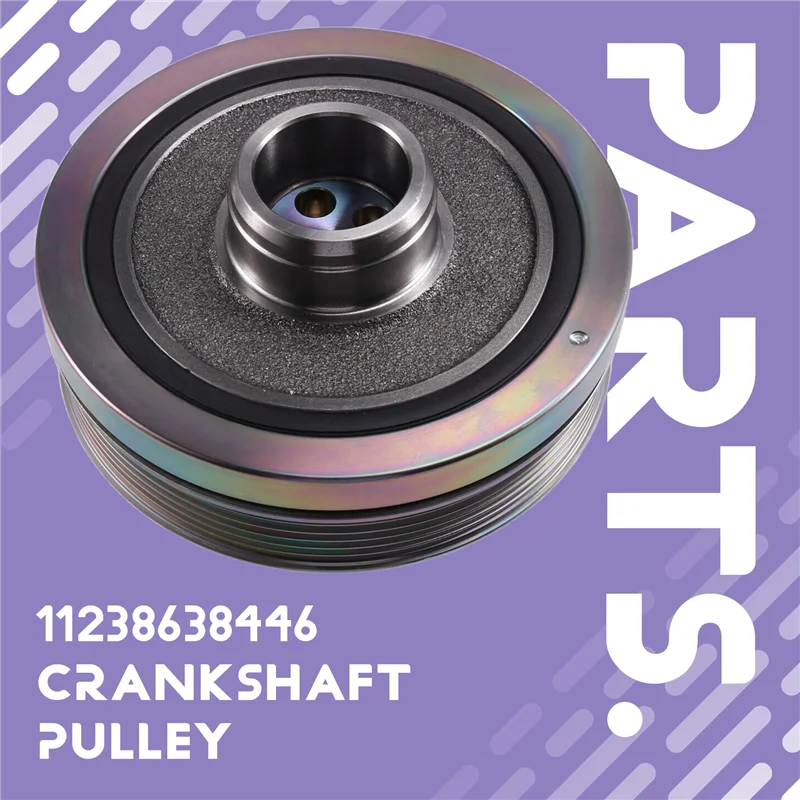Puleggia albero motore per BMW 11238638446 F22 F32 F36 G11 G20 G21 G30 120I 220I 320I 330I X3 X4 Parti di sistemi di motori automatici