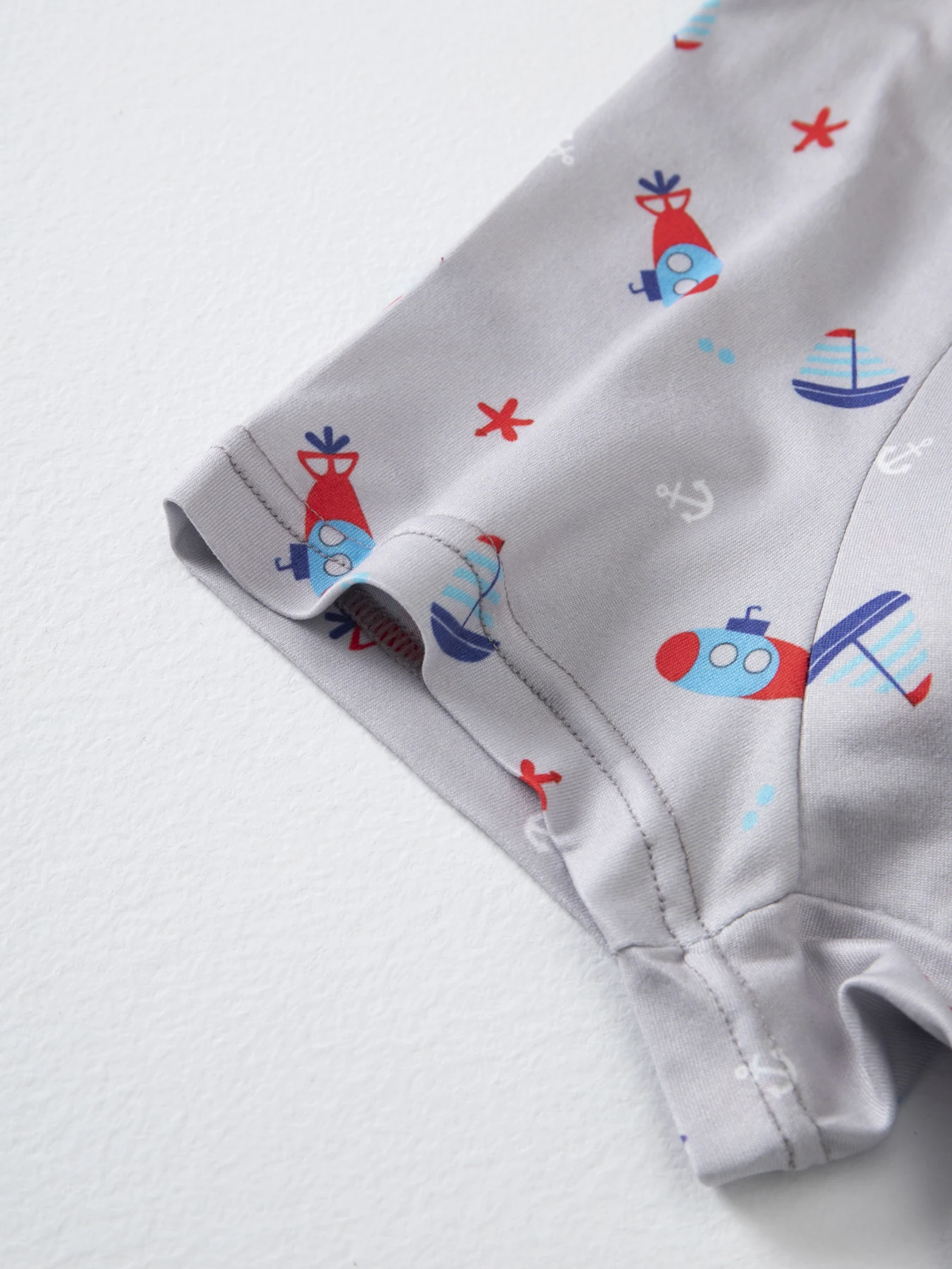 4 Stücke niedlicher Cartoon-Unterwäsche mit elastischem Bund für Jungen für alle Jahreszeiten, bequeme Boxershorts, mehrfarbige Haushalts-Shorts – Detail 19