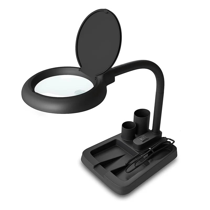 

AT82-Для мастеров, ювелиров, светодиодная лупа, 5/10 раз, настольная увеличительное стекло, лампа с вилкой европейского стандарта