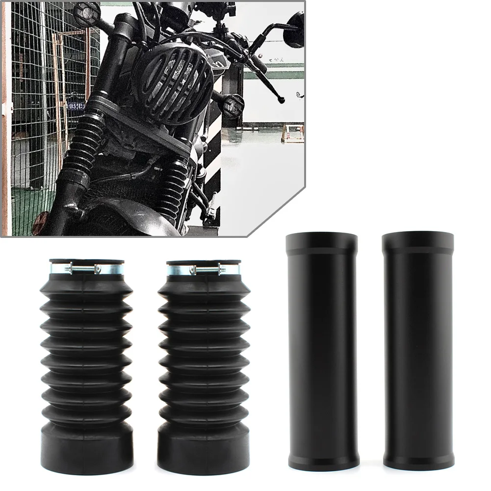 Motorbike Shock Absorbers Cover Gaiters Front Fork Boot Tube Slider For Honda Rebel 250 CMX 300 500 CMX300 CMX500 2020-2023
