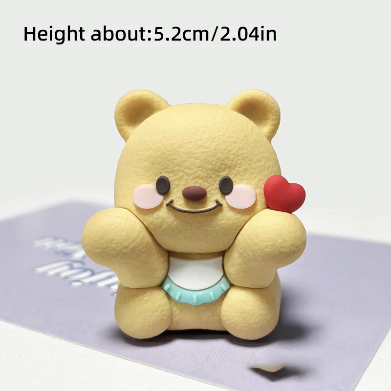 Bär Kuchen Dekoration Luftballons Gelbe Bär Figuren Kleine Kuchen Kuchen Topper Kinder Alles Gute Zum Geburtstag Party Dekorationen Koreanischen Stil – Detail 5