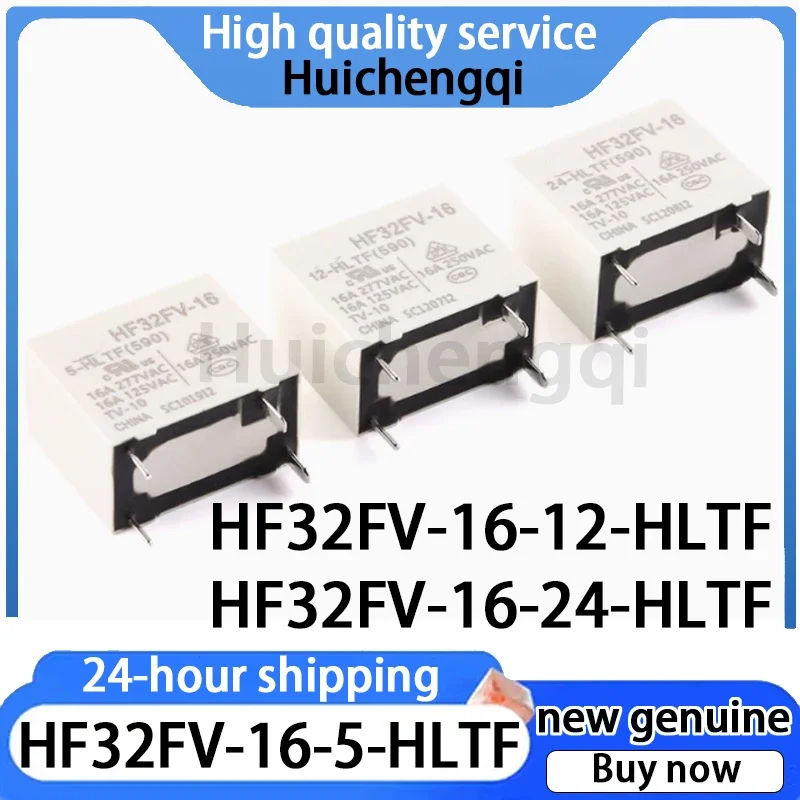 5PCSRelay HF32FV-16-5/12/24-HLTF 4-pin Sensitive Type, Set of Normally Open Ultra Small Size