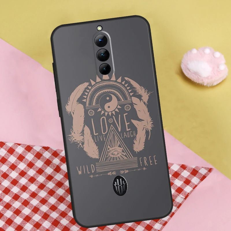 Boho cigano boêmio caso para zte nubia magia vermelha 6 7 6s 7s pro 5g 6r redmagic 10 ar 8s 9s 8 9 10 pro mais capa