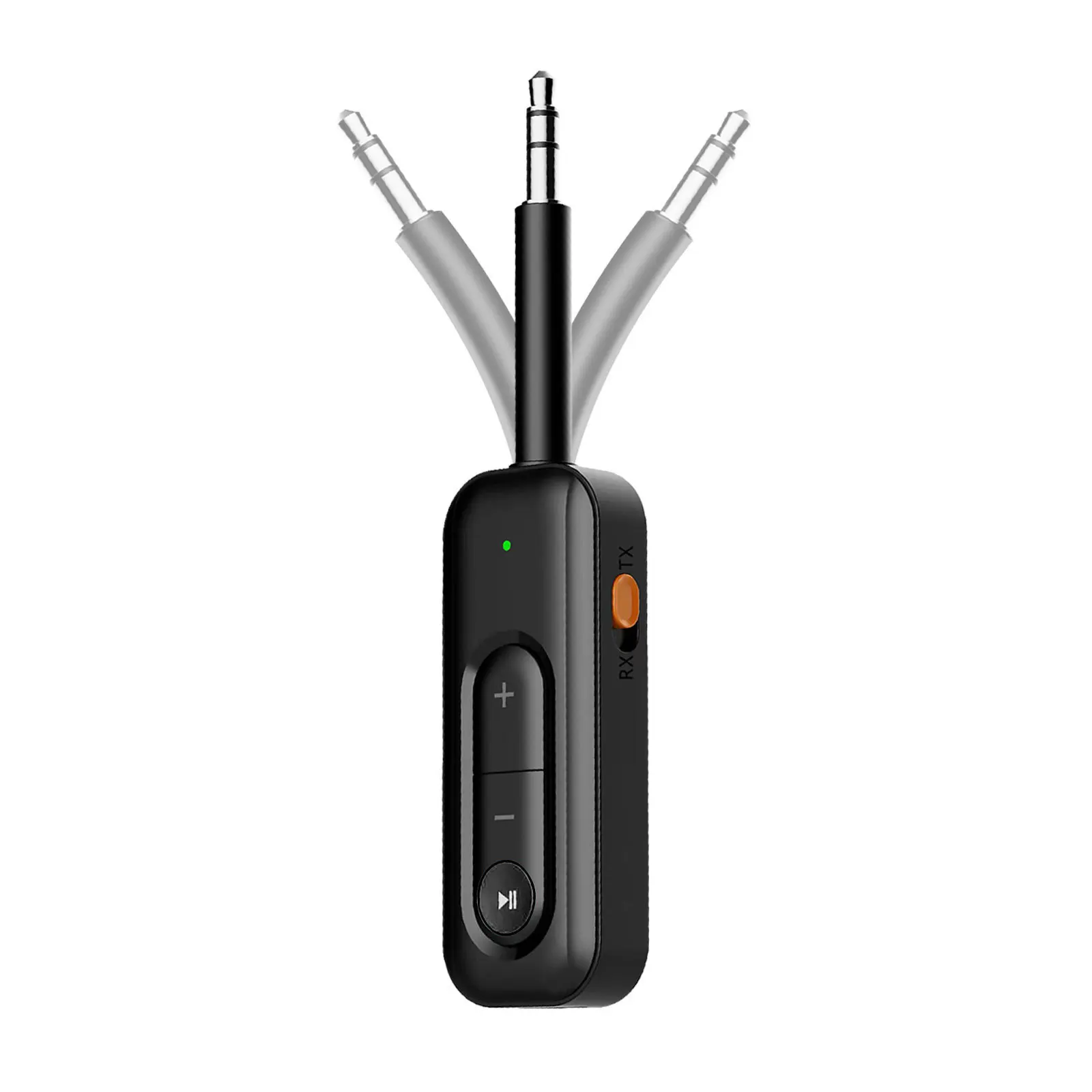 2023 HG Bluetooth 5.0 Adapter 3.5mm Jack Aux Dongle, 2-in-1 Wireless Transmitter/Receiver Support Dual Pairing for Projector, PC