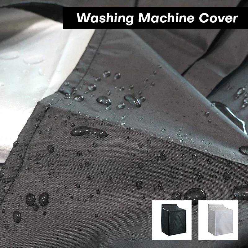 Washing Machine Cover,Waterproof UV‑Resistant Dust‑Proof Dryer Cover,Full‑Automatic Front‑Load Washing Machine Protective Sleeve