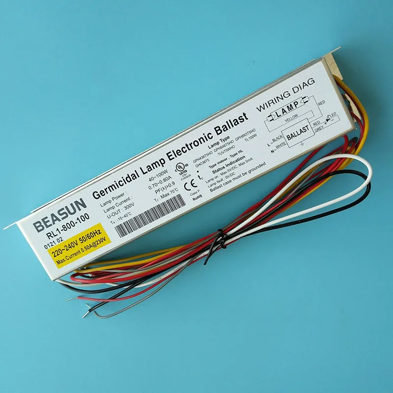 UVPL1-800-100 PL1-425-40W PL1-800-120W PL -800-100W RL11-425-40W RL1-425-90W SL1-800-100W UV Ballast