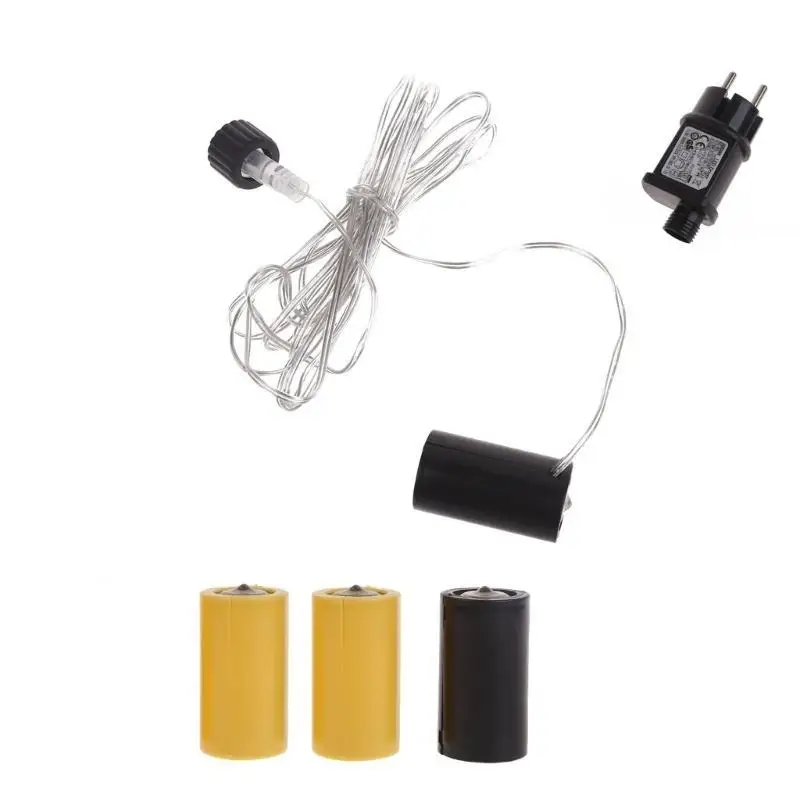 31BA LR14 C Battery Eliminators Power Supply Adapter Cable LR14 C 4.5V 3V Dummy Battery Repalce for LED Lamps/Water Heater