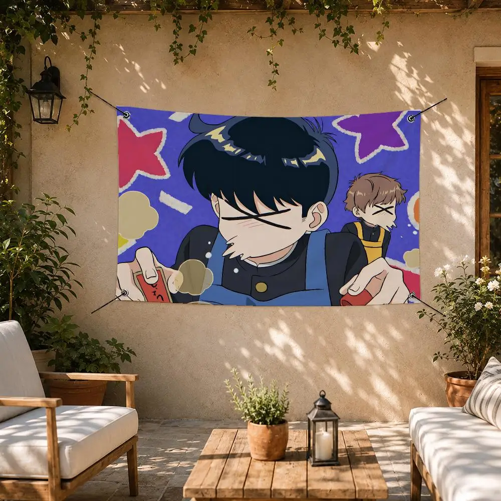 Cute Anime Go for It, Nakamura! Flags Room Bedroom Home Outdoor Wall Hanging Concert Printed Background Decoration Art Banne